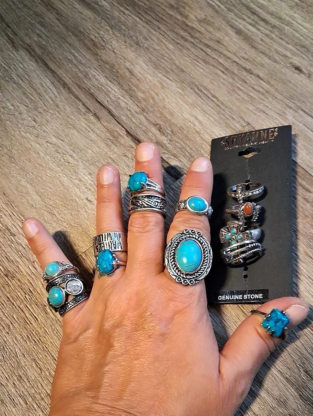 Shyanne Turquoise Stone Ring Collection